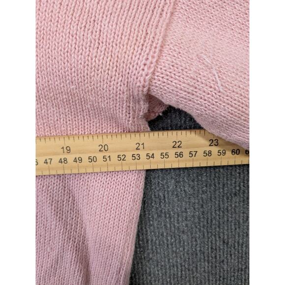 Vtg Spice Of Life Sweater Women Medium Easter Basket Flowers Square Patterns - Picture 9 of 11